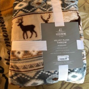 Christmas Velvet Plush  Throw